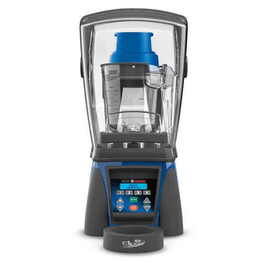 Waring 3.5HP commercial blender, 32oz container, LCD display, programmable with sound enclosure