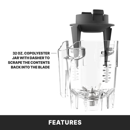 Waring 3.5HP commercial blender, 32oz container, LCD display, programmable with sound enclosure