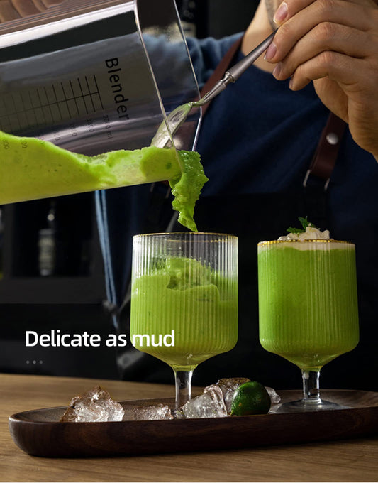 CRANDDI 2200W quiet blender, 80oz jar, soundproof shield, self-cleaning, K90 black